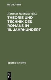 Cover von Theorie und Technik des Romans im 19.Jahrhundert