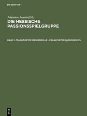 Cover von Die Frankfurter Dirigierrolle - Frankfurter Passionsspiel