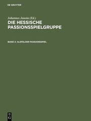 Cover von Alsfelder Passionsspiel
