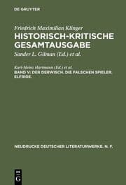 Cover von Der Derwisch.Die falschen Spieler.Elfride.