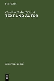 Cover von Text und Autor
