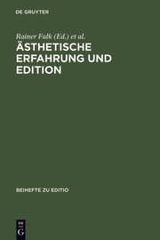 Cover von Ästhetische Erfahrung und Edition