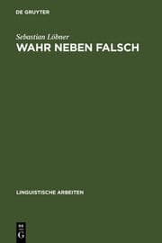 Cover von Wahr neben falsch