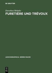 Cover von Furetière und Trévoux