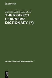 Cover von The Perfect Learners' Dictionary (?)