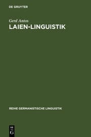 Cover von Laien-Linguistik