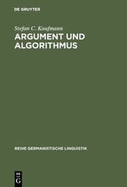 Cover von Argument und Algorithmus