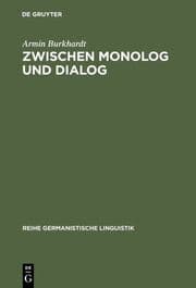 Cover von Zwischen Monolog und Dialog