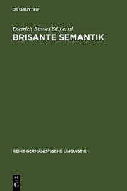 Cover von Brisante Semantik