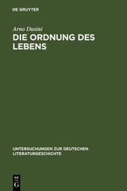 Cover von Die Ordnung des Lebens