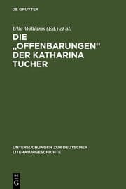 Cover von Die 'Offenbarungen' der Katharina Tucher