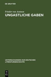 Cover von Ungastliche Gaben