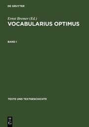 Cover von Vocabularius optimus