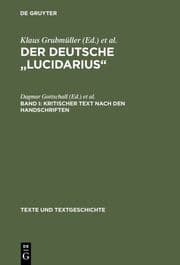 Cover von Kritischer Text nach den Handschriften