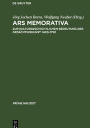 Cover von Ars memorativa