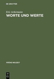 Cover von Worte und Werte