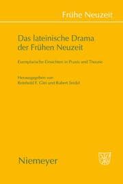 Cover von Das lateinische Drama der frühen Neuzeit