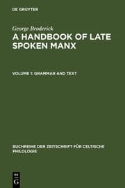 Cover von Grammar and Text