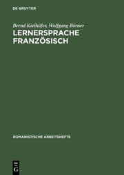 Cover von Lernersprache Französisch