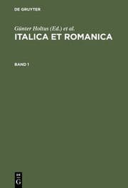 Cover von Italica et Romanica