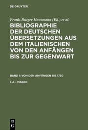 Cover von Von den Anfängen bis 1730