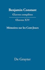 Cover von Mémoires sur les Cent-Jours