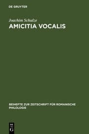 Cover von Amicitia vocalis