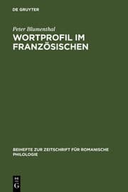 Cover von Wortprofil im Französischen