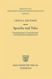 Cover von Sprache und Tabu