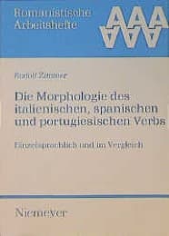 Cover von Die Morphologie des italienischen, spanischen und portugiesischen Verbs