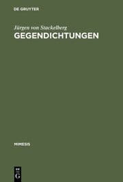 Cover von Gegendichtungen