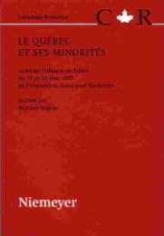Cover von Le Québec et ses minorités