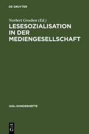 Cover von Lesesozialisation in der Mediengesellschaft