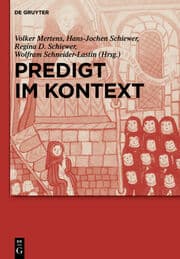 Cover von Predigt im Kontext