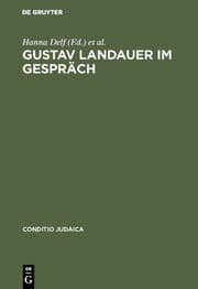 Cover von Gustav Landauer im Gespräch