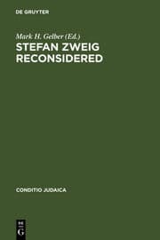Cover von Stefan Zweig Reconsidered