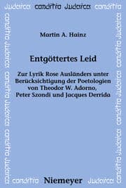 Cover von Entgöttertes Leid
