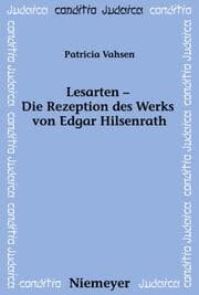 Cover von Lesearten - Die Rezeption des Werkes von Edgar Hilsenrath
