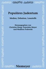 Cover von Populäres Judentum: Medien, Debatten, Lesestoffe