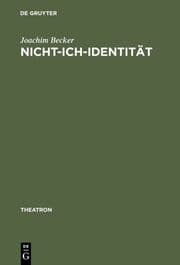 Cover von Nicht-Ich-Identität