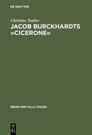 Cover von Jacob Burckhardts 'Cicerone'
