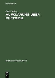 Cover von Aufklärung über Rhetorik