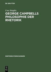 Cover von George Campbells Philosophie der Rhetorik