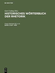 Cover von Historisches Wörterbuch der Rhetorik Eup-Hör