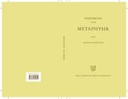 Cover von Einführung in die Metaphysik