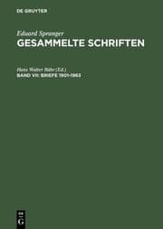 Cover von Briefe 1901-1963