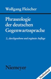 Cover von Phraseologie der deutschen Gegenwartssprache