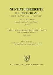 Cover von Nuntiaturberichte aus Deutschland nebst ergänzenden Aktenstücken Abteilung 4: 17.Jahrhundert Nuntiaturen des Giovanni Battista Pallotto und des Ciriaco Rocci (1630-1631)