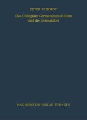 Cover von Das Collegium Germanicum in Rom und die Germaniker