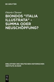 Cover von Biondos 'Italia illustrata' - Summa oder Neuschöpfung?